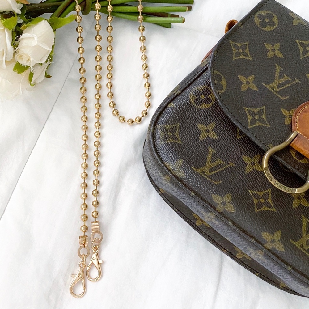 Crossbody / Shoulder Replacement Bead Chain Strap in Gold